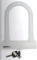 ART.LU 15 B Lucchetto ad arco Fixed Lock in silicone bianco 76 mm. x 128 mm